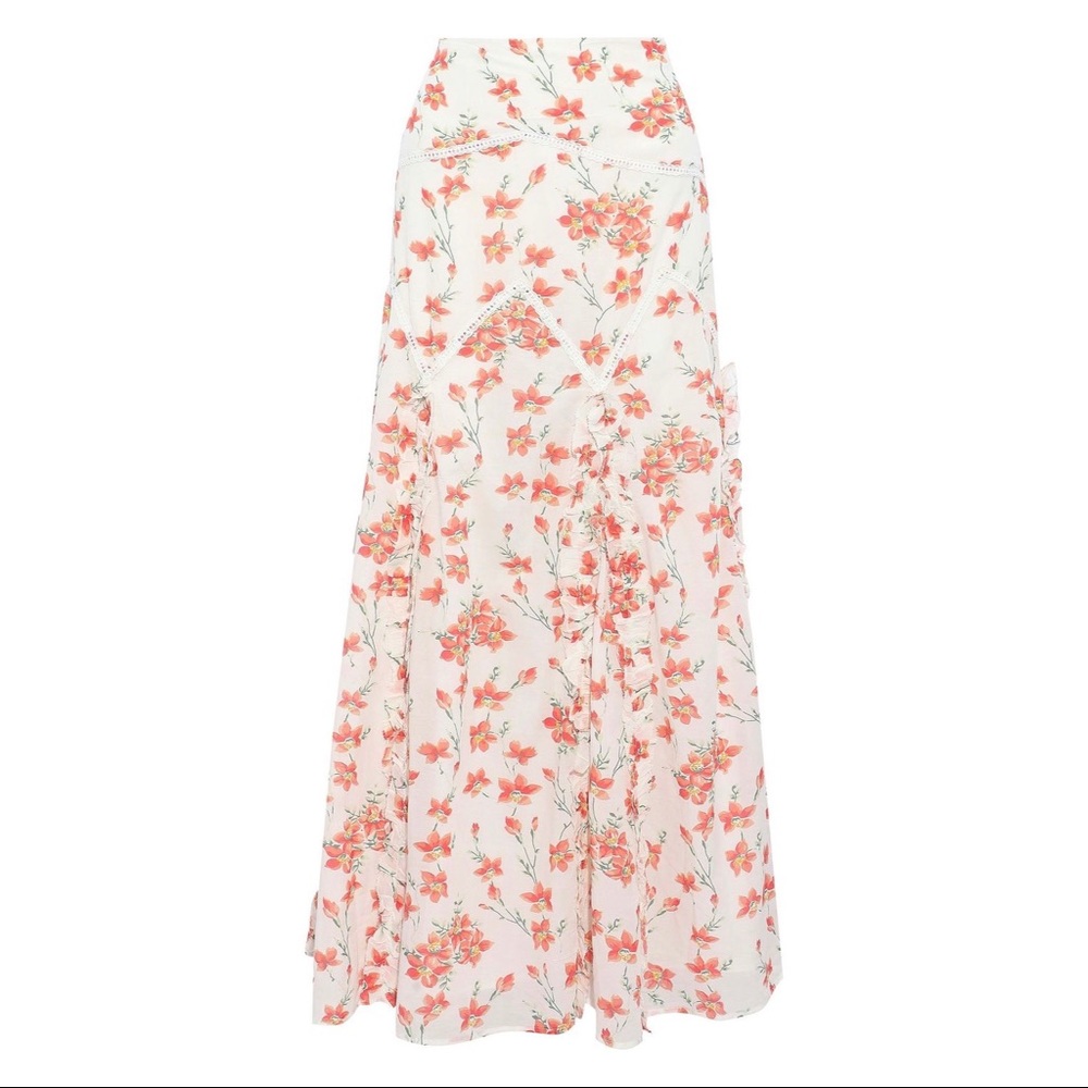 Love Sam Floral Loveshackfacny Style Maxi Skirt